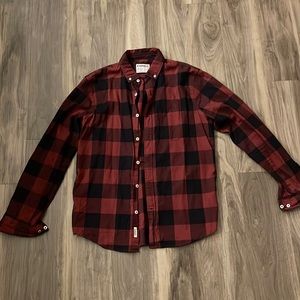 Express Red Plaid Flannel